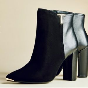 Ted Baker Black High-Heel Ankle Booties